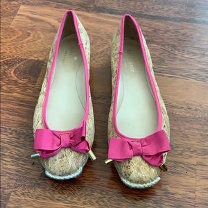 Kate spade cork pink shoes